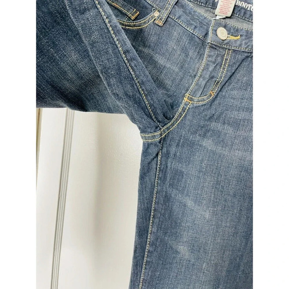 Mossimo Jeans Boot Cut sz 9 Lowest Rise Dark Wash Womens - Picture 3 of 14